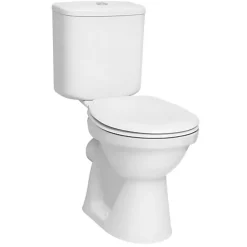Vitra Pack blanc WC NORMUS complet avec réservoir 3/6L sortie horizontale - - 9780B003-0599* Wc À Poser