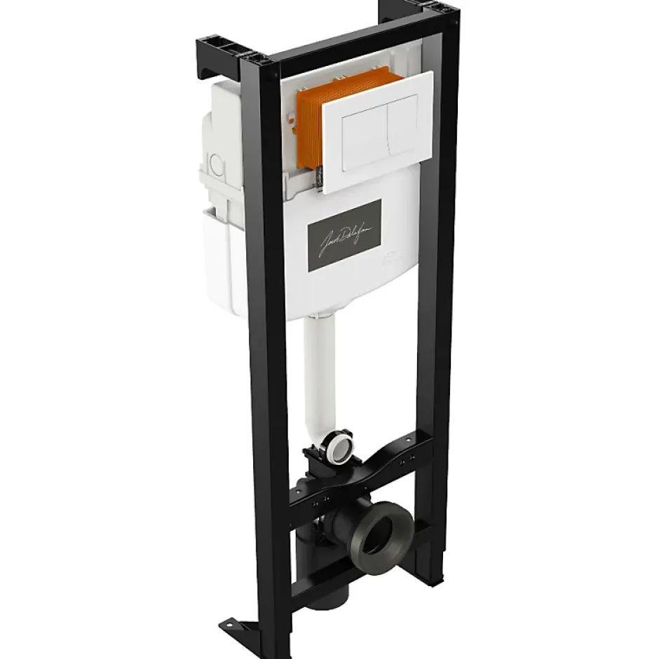 Jacob Delafon Pack bâti support WC autoportant 3/6L + plaque