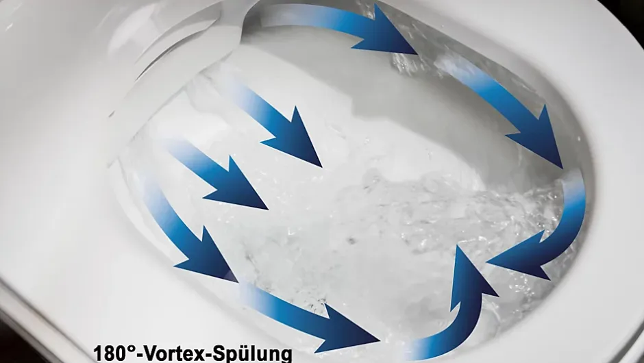 Bernstein Pack Bâti-support + Toilettes Japonais céramique, WC lavant + télécommande - 38,4x59,3x38cm - PRO+ 1102- Plaque 4112 blanc mat* Wc Japonais