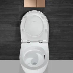Geberit Pack complet WC UP320 + Cuvette ACANTO TurboFlush + Plaque Blanche* Wc Suspendu
