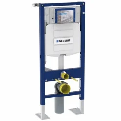 Geberit Pack complet WC UP320 + Cuvette ONE TurboFlush + Plaque Chromé Brillant* Wc Suspendu