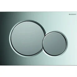 Geberit Pack complet WC UP320 + Cuvette ONE TurboFlush + Plaque Chromé Brillant* Wc Suspendu