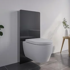 Bernstein Pack complet WC suspendu Blanc 36x55x33cm (LxPxH) + Module sanitaire Noir 48x11x100xm (LxPxH) - Garantie 5 ans* Wc Suspendu