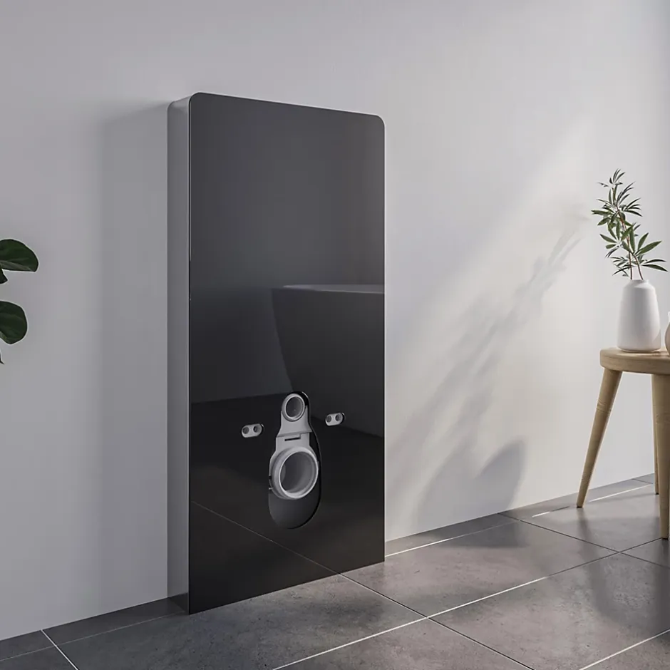 Bernstein Pack complet WC suspendu Blanc 36x55x33cm (LxPxH) + Module sanitaire Noir 48x11x100xm (LxPxH) - Garantie 5 ans* Wc Suspendu