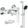 Grohe Pack douche mécanique Swift 2023 avec ensemble de douhe Vitalio Comfort 110 et panier porte-savon* Colonne De Douche Mécanique