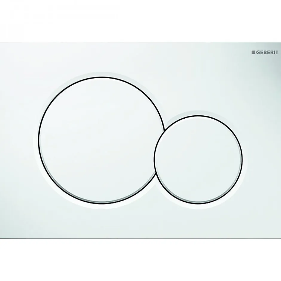 Geberit Pack UP320 + Cuvette sans bride KELOS Flush Gris Clair + Plaque Sigma Blanc* Wc Suspendu