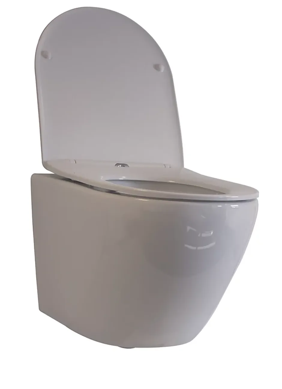 Geberit Pack UP320 + Cuvette sans bride KELOS Flush Blanc + Plaque Sigma Chromé Mat