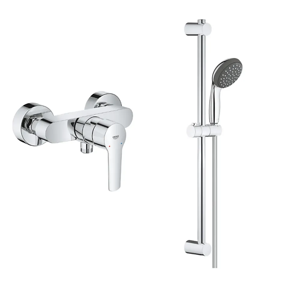 Grohe Pack mitigeur de douche Start 2021 avec ensemble de douche 2 jets chromé