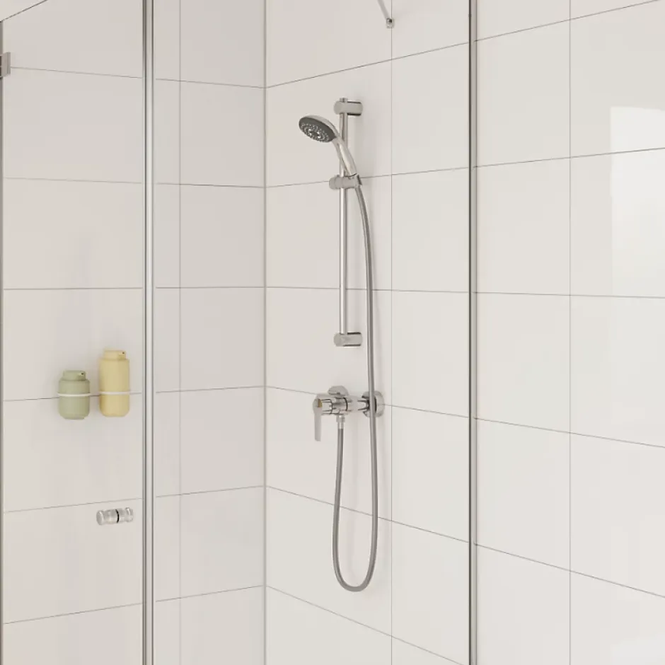 Grohe Pack mitigeur de douche Start 2021 avec ensemble de douche 2 jets chromé
