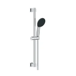 Grohe Pack mitigeur douche mécanique Start 2021 + ensemble de douche 2 jets Vitalio Start avec barre chromé