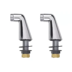 Grohe Pack mitigeur thermostatique Grohtherm 800 avec colonnettes + Douchette 1 jet Vitalio Get Stick + Flexible 1750 mm* Robinet De Baignoire