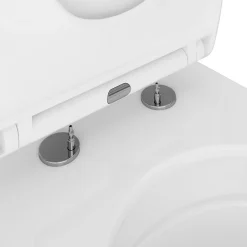 GoodHome Pack WC à poser avec cuvette, abattant et réservoir, Kentia