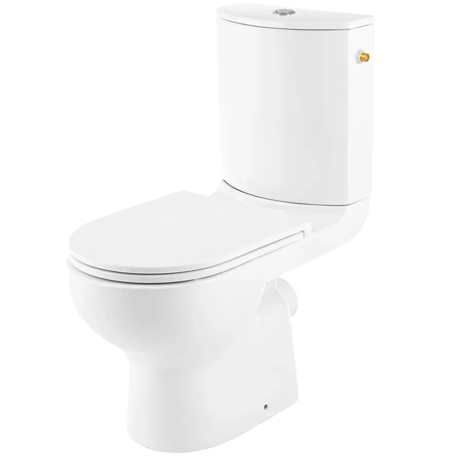 GoodHome Pack WC à poser sans bride avec sortie horizontale Cavally NF