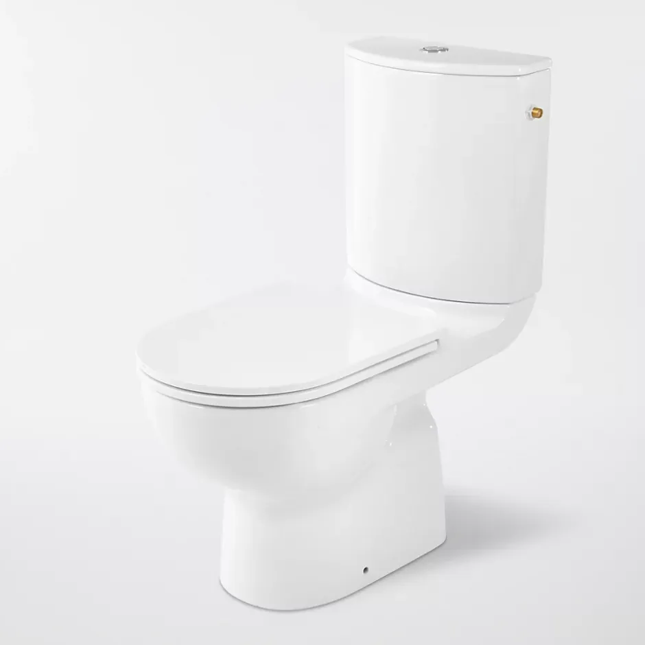 GoodHome Pack WC à poser sans bride avec sortie verticale Cavally