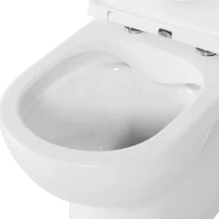 GoodHome Pack WC à poser sans bride + lave-mains sortie horizontale Cavally* Wc À Poser