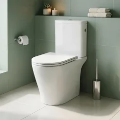 Pack WC à poser sans bride sortie horizontale ou verticale blanc Nanki* Wc À Poser