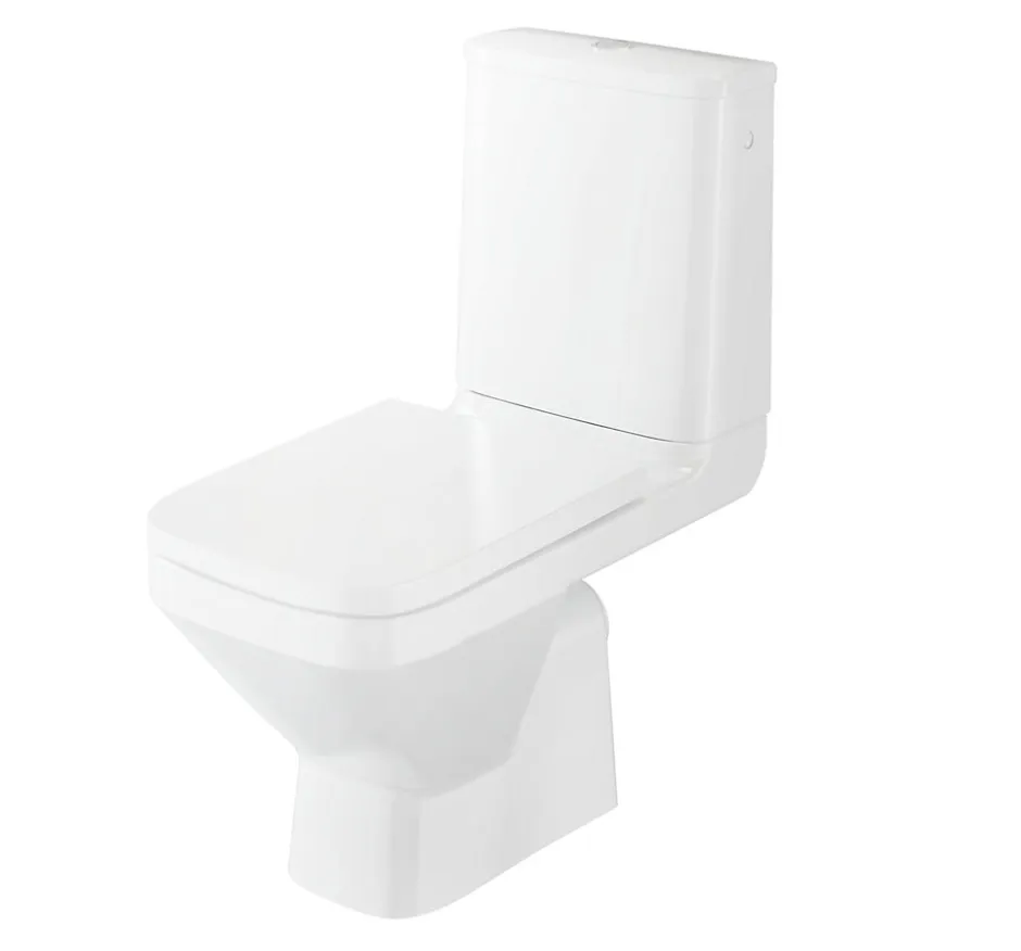 GoodHome Pack WC à poser sans bride sortie horizontale, Teesta* Wc À Poser