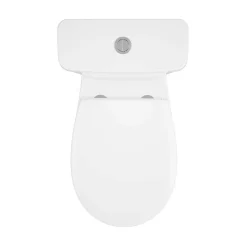 GoodHome Pack WC à poser sans bride avec abattant déclipsable et frein de chute, sortie verticale, NF, Tasi