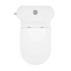 GoodHome Pack WC à poser sur-élevé sans bride vortex avec abattant déclipsable et frein de chute, sortie horizontale, Cavally* Wc À Poser