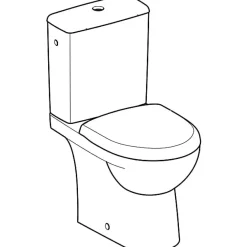 Geberit Pack WC au sol compact complet RENOVA sortie multidirectionnelle - - 501.859.00.1