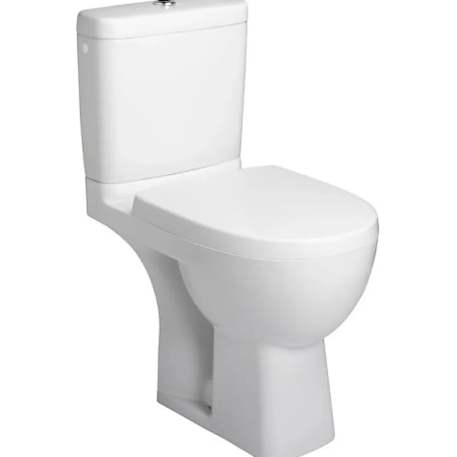 Jacob Delafon Pack WC au sol sans bride ODÉON UP sortie horizontale blanc - - E22769-00