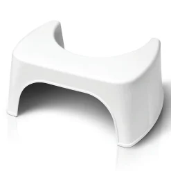 Grohe PACK WC avec bride à poser Bau Ceramic + Tabouret physiologique plastique Blanc