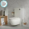 Planète Bain Pack wc avec cuvette lavante - Façade blanche -Wc japonais