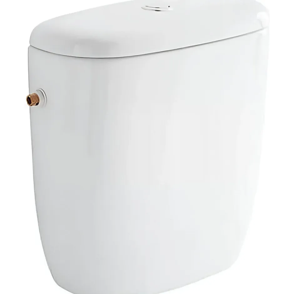 Sanindusa Pack WC Aveiro NF évacuation par l'arrière de la cuvette alimentation chasse d'eau par le côté blanc