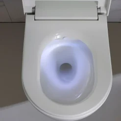 Planète Bain Pack WC Bati support mural avec cuvette lavante - Façade noire - WC japonais - Tesa