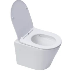 Swiss Aqua Technologies Pack WC Bâti autoportant + WC Infinitio sans bride + Plaque chrome* Wc Suspendu