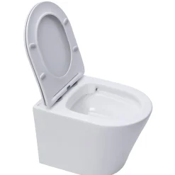 Swiss Aqua Technologies Pack WC Bâti autoportant + WC Infinitio sans bride + Plaque chrome* Wc Suspendu