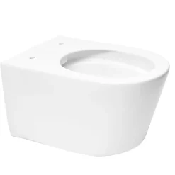 Swiss Aqua Technologies Pack WC Bâti autoportant + WC sans bride SAT Brevis + Abattant ultra-fin softclose + Plaque chrome* Wc Suspendu