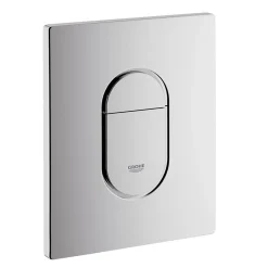 Swiss Aqua Technologies Pack WC Bâti autoportant + WC sans bride SAT Brevis + Abattant ultra-fin softclose + Plaque chrome* Wc Suspendu
