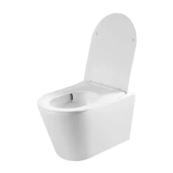 Roca Pack WC bâti-support + WC suspendu sans bride Ceramia avec abattant SoftClose + plaque (ROCE14WT06-FR)* Wc Suspendu