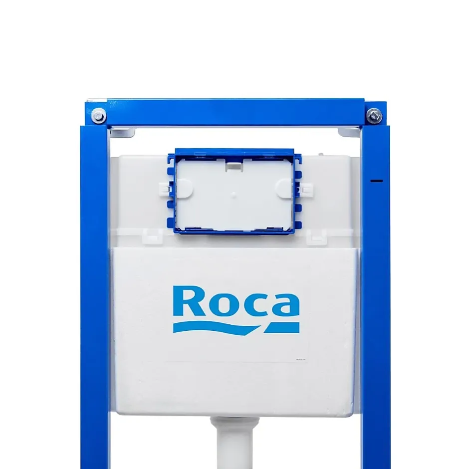 Roca Pack WC bâti-support + WC suspendu sans bride Swiss Aqua Technologies avec abattant SoftClose + plaque (ROSTINFBMR02-FR)* Wc Suspendu