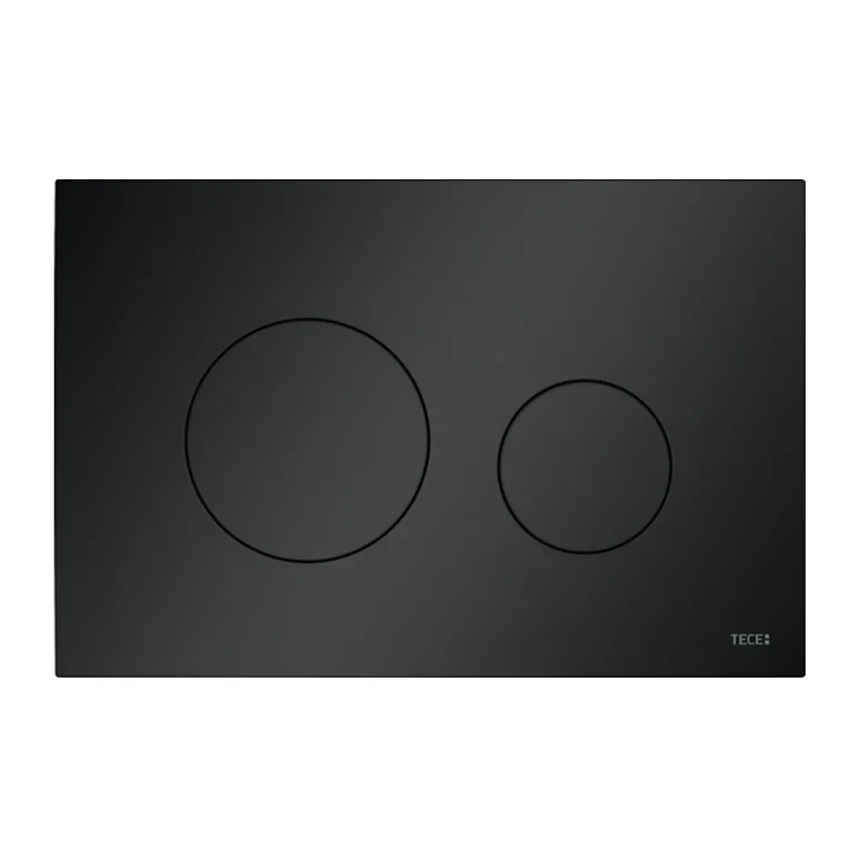 Badland Pack WC Bâti-support TECEbase + WC Rolo noir + tapis d'isolation acoustique + plaque noir* Wc Suspendu