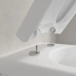 Villeroy & Boch Pack WC cuvette suspendue sans bride avec abattant Targa Design