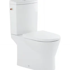 Sanindusa Pack WC cuvette+réservoir+abattant+fixations UrbY 65 caréné évacuation arrière alim. chasse d'eau par le côté blanc* Wc À Poser