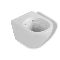 Badland Pack WC GEBERIT Bâti-support Duofix+WC Slim Soft-Close ROLO blanc+tapis d'isolation acoustique+plaque blanc* Wc Suspendu