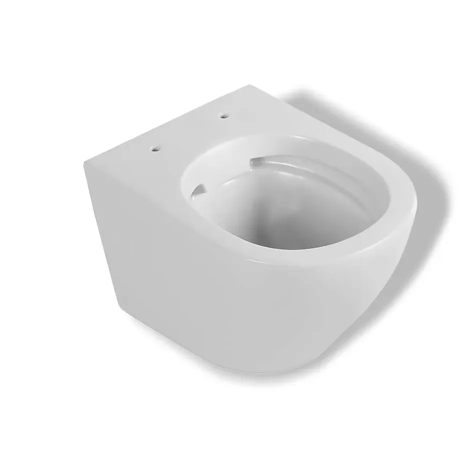 Badland Pack WC GEBERIT Bâti-support Duofix+WC Slim Soft-Close ROLO blanc+tapis d'isolation acoustique+plaque blanc* Wc Suspendu