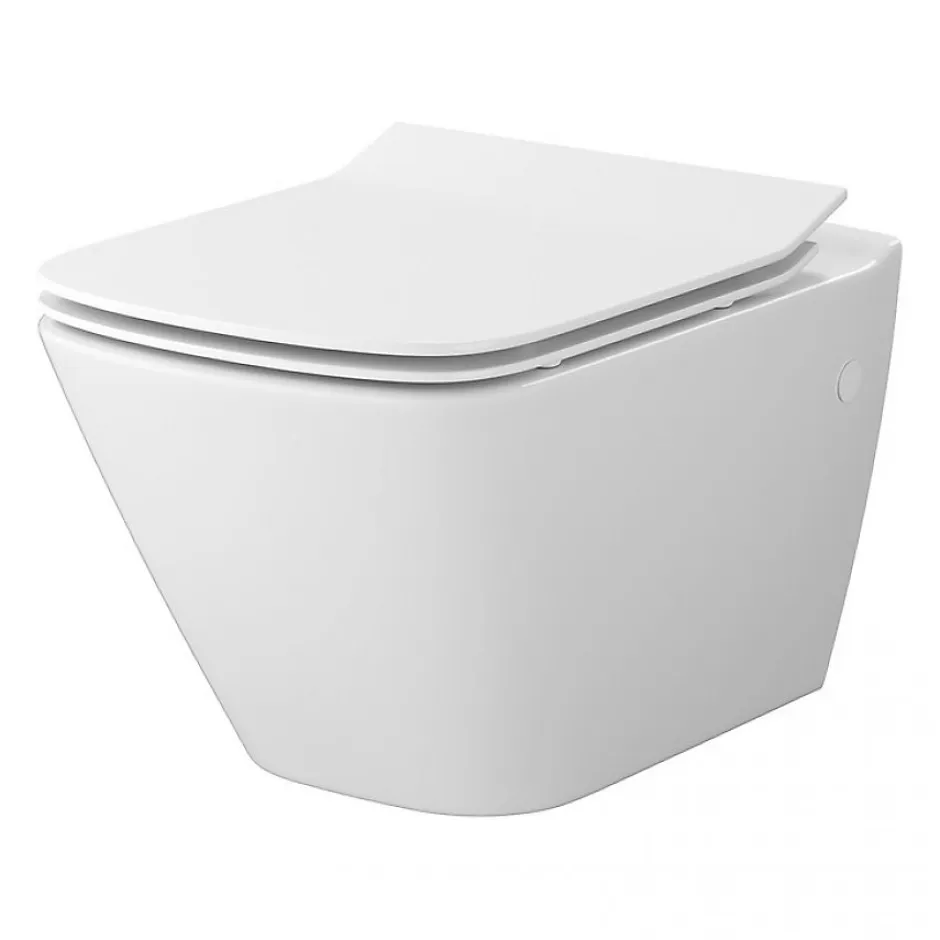 Geberit Pack WC UP320 + Cuvette sans bride Mesto Square + Plaque Sigma Blanc