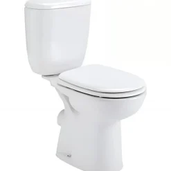 Sanindusa Pack WC PMR normes handicapé Aveiro Confort évacuation arrière alim. chasse d'eau par dessous blanc* Wc À Poser