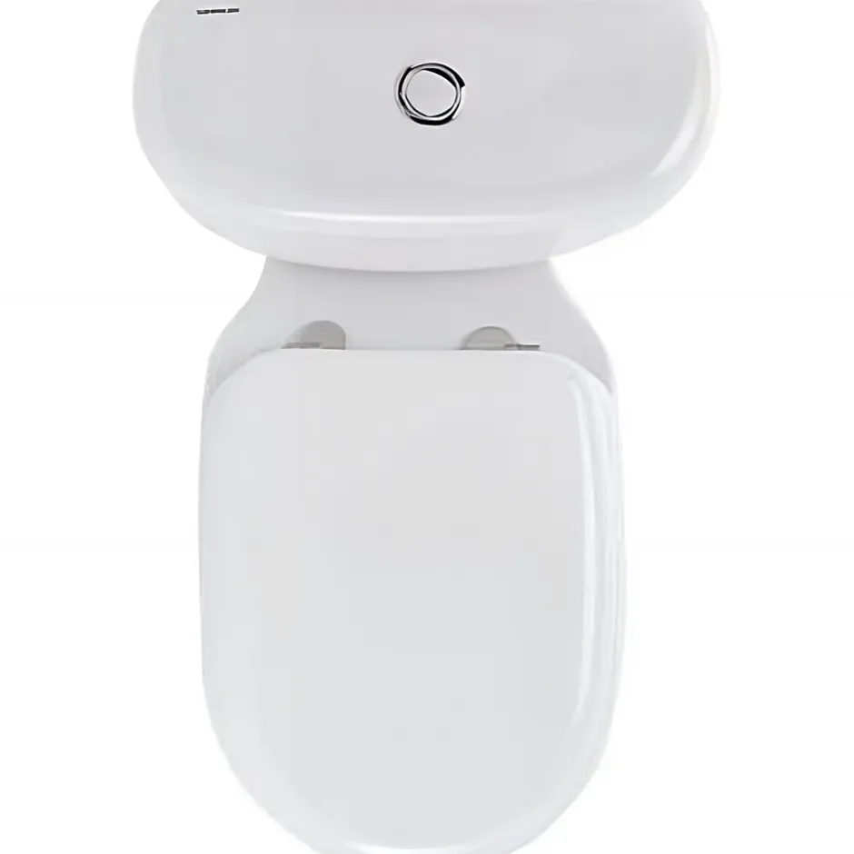 Sanindusa Pack WC PMR normes handicapé Aveiro Confort évacuation arrière alim. chasse d'eau par dessous blanc* Wc À Poser
