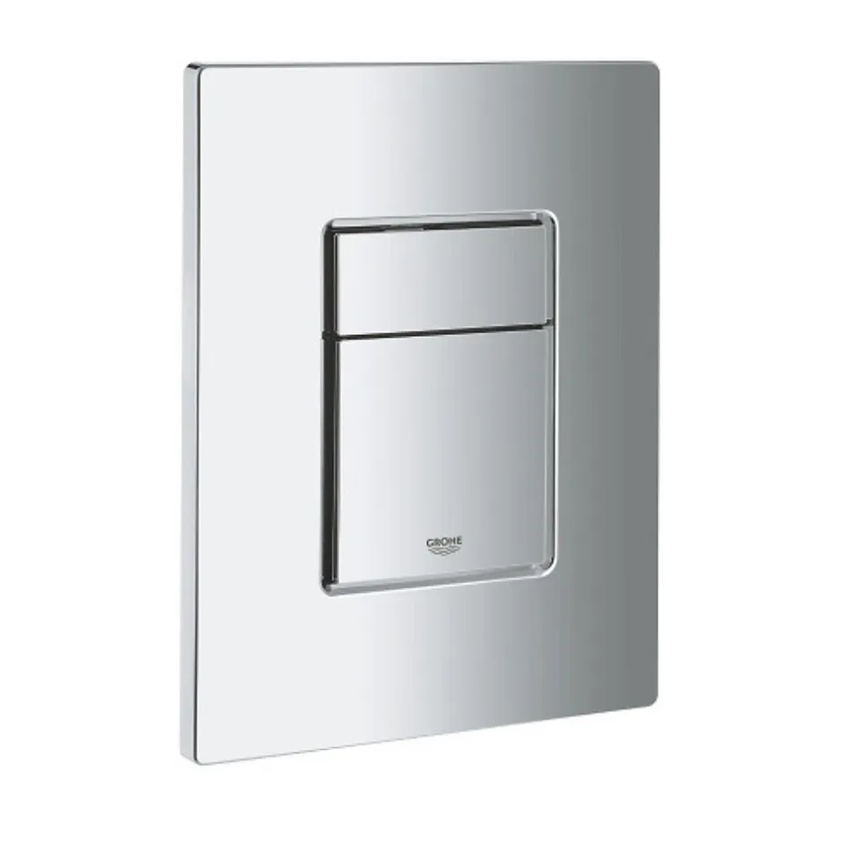 Grohe Pack WC Rapid SL + Cuvette sans bride SAT, fixations invisibles + Plaque Chrome (RapidSL082-SATrimless-1)
