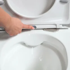 Grohe Pack WC Rapid SL + Cuvette sans bride SAT, fixations invisibles + Plaque Chrome (RapidSL082-SATrimless-1)