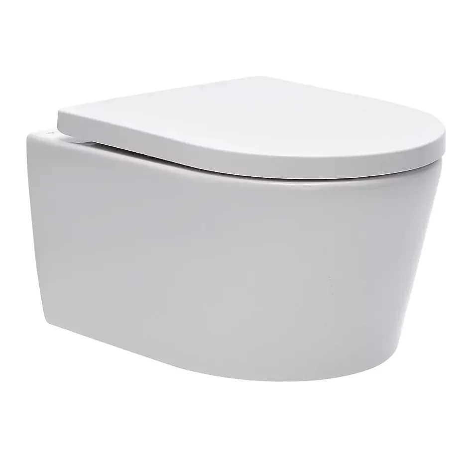 Grohe Pack WC Rapid SL autoportant + cuvette sans bride SAT, fixations cachées + plaque Skate Air chrome (ProjectSATrimless-2)* Wc Suspendu
