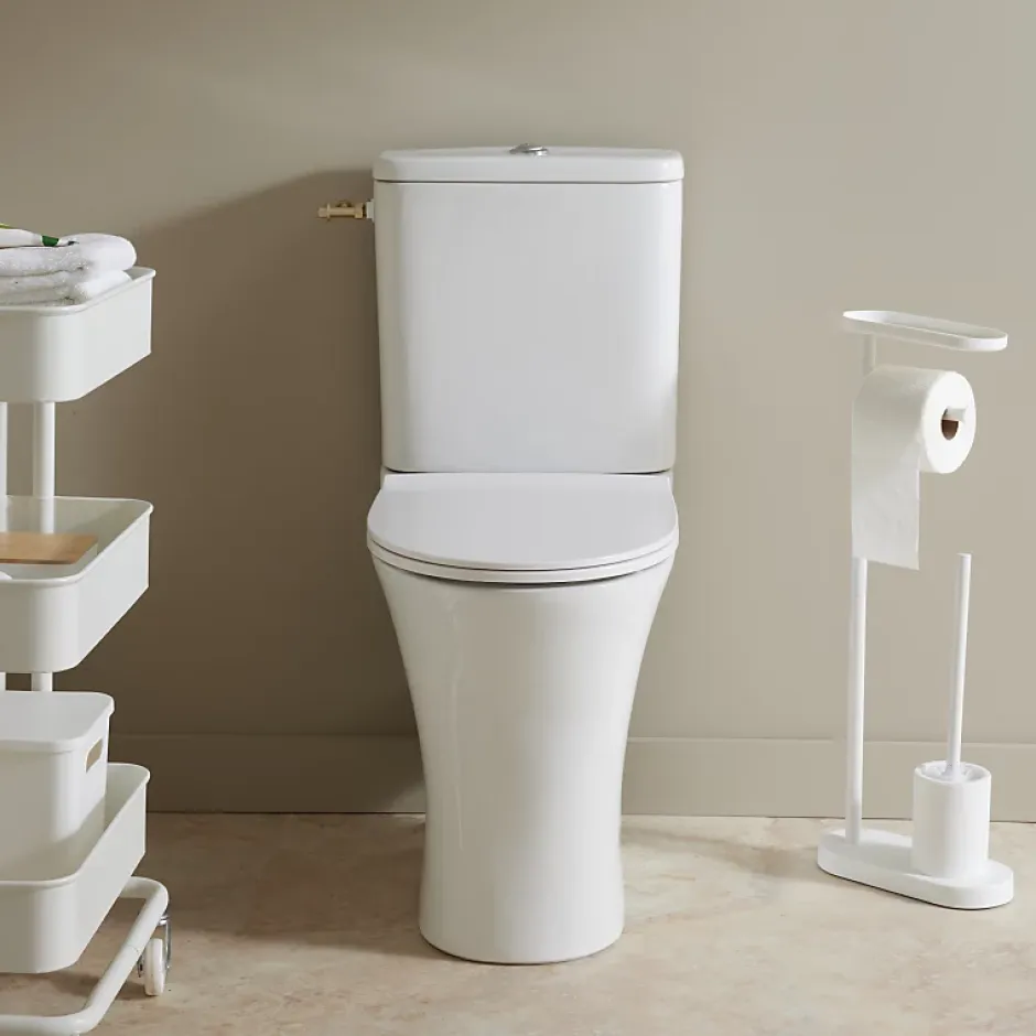 Planète Bain Pack WC surélevé gain de place sans bride sortie horizontale - Shani