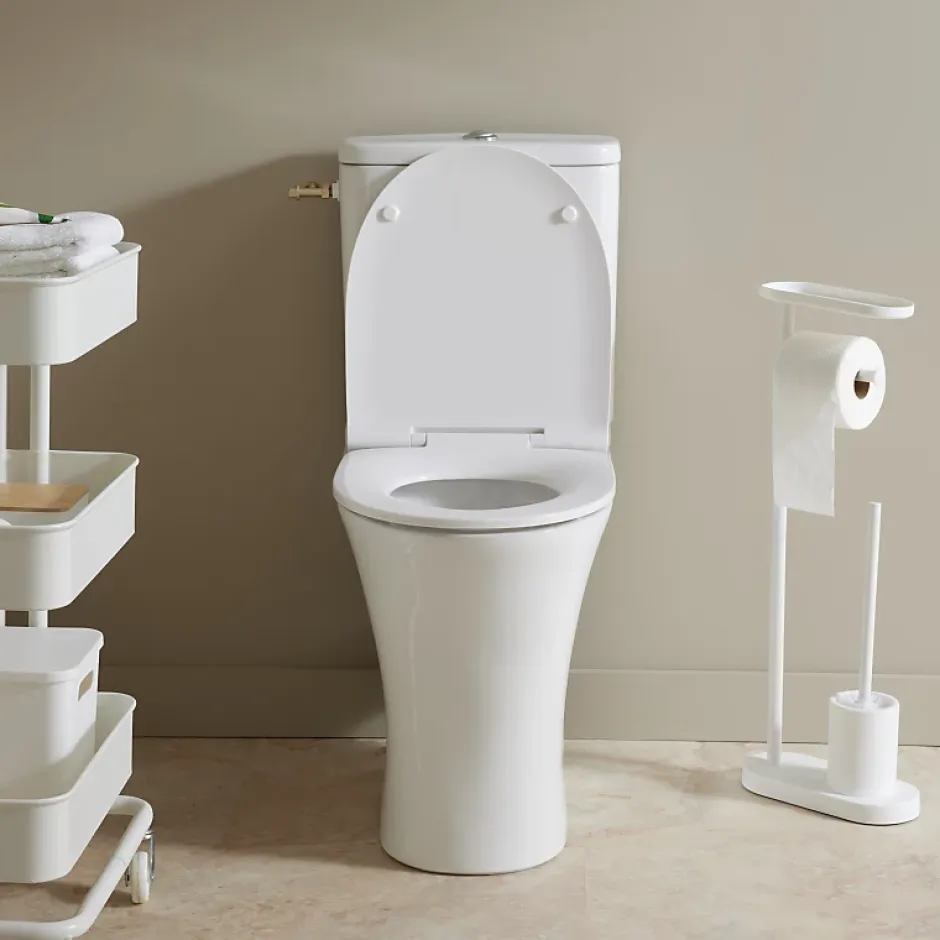 Planète Bain Pack WC surélevé gain de place sans bride sortie horizontale - Shani