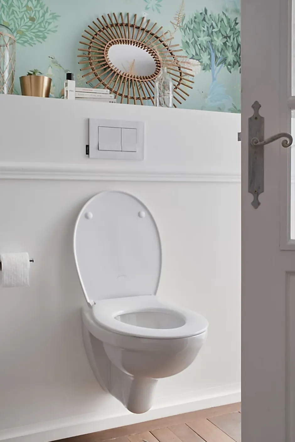 Jacob Delafon Pack WC suspendu avec bâti + WC sans bride, Louis* Wc Suspendu