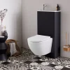 Planète Bain Pack WC suspendu avec lave-mains intégré + Cuvette gain de place sans bride corolla* Wc Suspendu